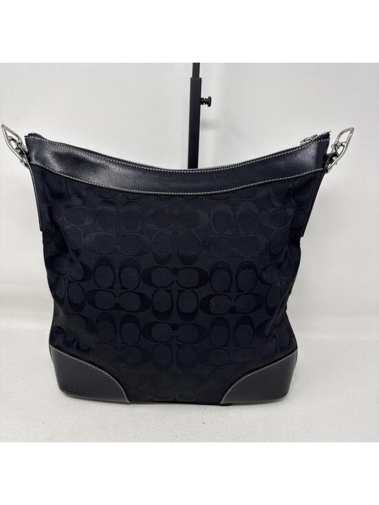 Coach Handbags - Coach Chelsea Signature Black Canvas & Leather Bag( No Strap)